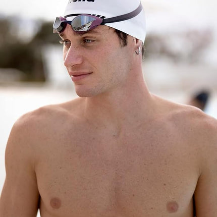 ARENA Cobra Core Swipe Mirror Racing Violet Coral Men's Swimming Goggles