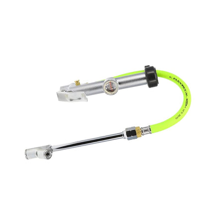 Flexzilla Dual Foot Tire Inflator with 12" Hose Glass Sight Gauge (10 to 120 psi)