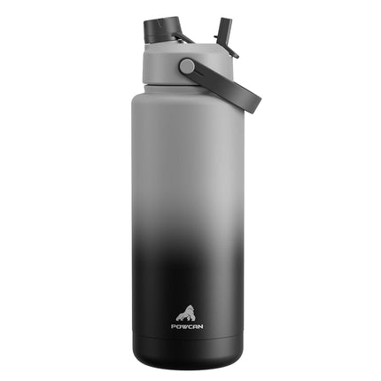 POWCAN 1183 ml Insulated Water Bottle, 2-in-1 Stra
