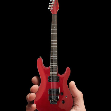 Joe Satriani Signature Candy Apple Red Mini Guitar Replica Collectible