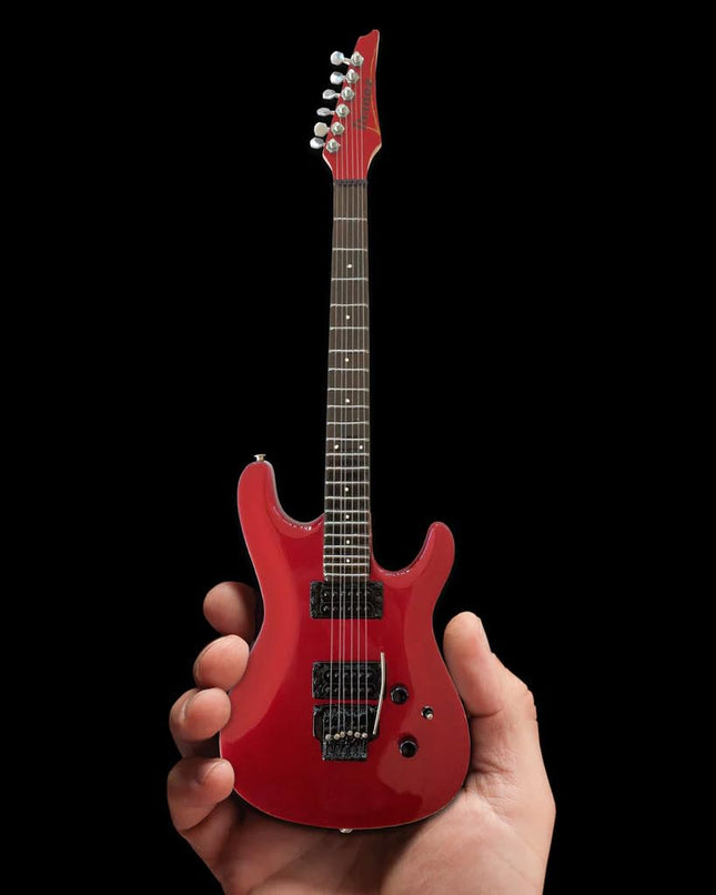 Joe Satriani Signature Candy Apple Red Mini Guitar Replica Collectible