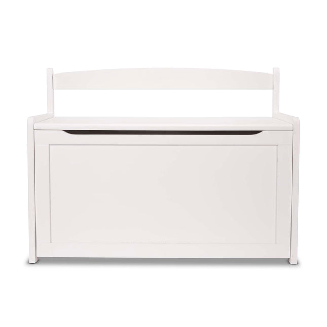 Melissa & Doug Wooden Toy Chest - White