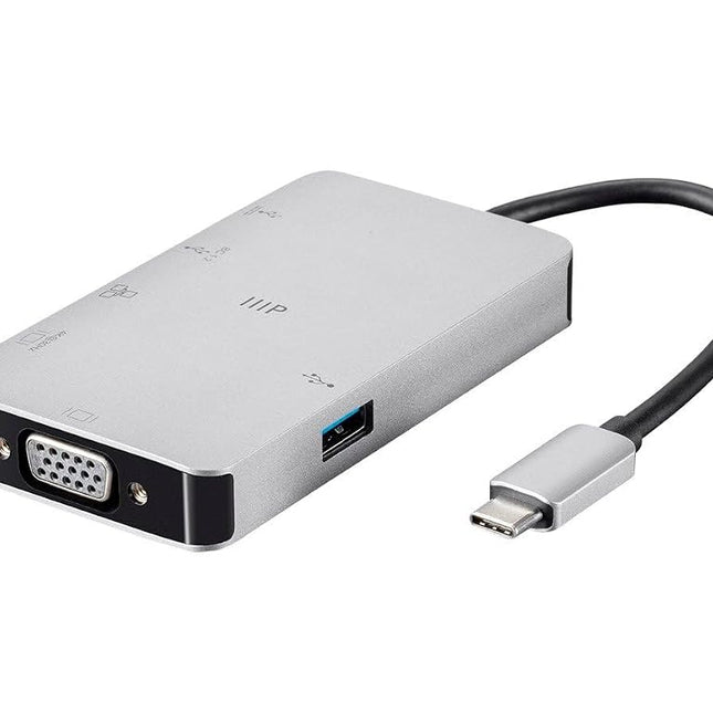 Monoprice 134184 USB-C to HDMI | (4k/60hz), Aluminum Alloy Shell, Nickel Plated Connector Adaptor - Consul Series