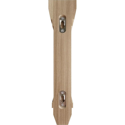 Ekena BKT02X06X10STRO 2 1/4" W x 6" D x 10" H Stockport Bracket, Red Oak
