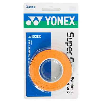 YONEX Super GRAP 3-Pack Overgrip for Unisex Racket