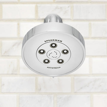 Speakman S-3010-BN-E2 Neo Anystream Adjustable 2.0 GPM Shower Head, Brushed Nickel