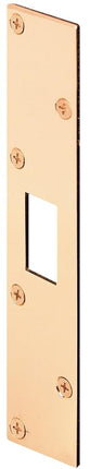 Defender Security U 9425 Deadbolt Strike, Brass, Pack of 1
