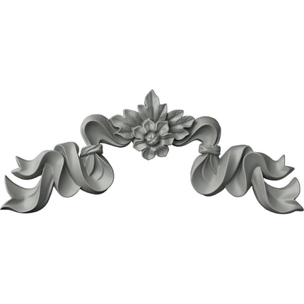 Ekena ONL15X06X01VE 15 W x 6 1/4" H x 1" P Versailles Ribbon Onlay, Primed