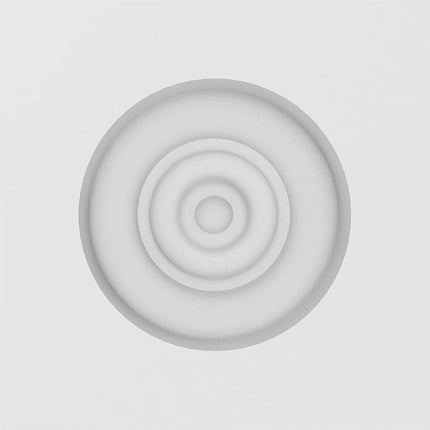 Ekena Millwork ROSP030X030X050SDG02 Rosette, 3"W x 3"H x 1/2"P, White