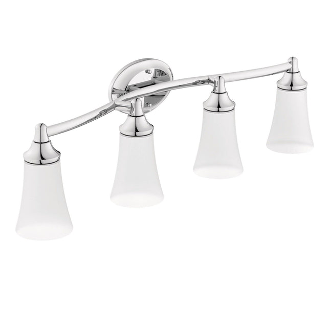 Standard Plumbing Supply Moen YB2864CH Eva Bath Lighting, Chrome, 10.60 x 10.00 x 34.50 inches