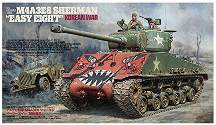 Tamiya 1/35 M4A3E8 Sherman Easy Eight w/GAZ67B