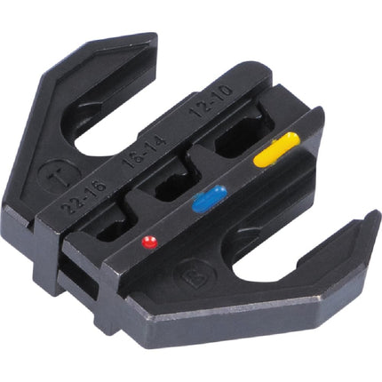 Klein Tools 3007CR Crimping Tool for Heat Shrink Connectors, Ratcheting Terminal Crimper, 10 to 22 AWG Stranded Copper Wire, Full-Cycle, 3-Cavity