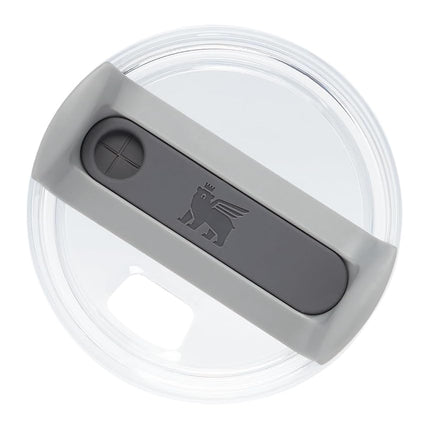 Tapa de vaso térmico STANLEY Quencher de 20 o 30 oz | Tapa de repuesto giratoria Flowstate de 3 posiciones para vaso térmico con asa | Accesorio que se adapta a vasos de acero inoxidable | Sin BPA | Transparente