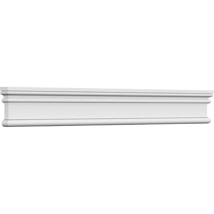 Ekena Millwork CRH03X37BE 37" Bottom Width x 38 1/8" Top Width x 3 1/2"H x 7/8"P Bedford Crosshead