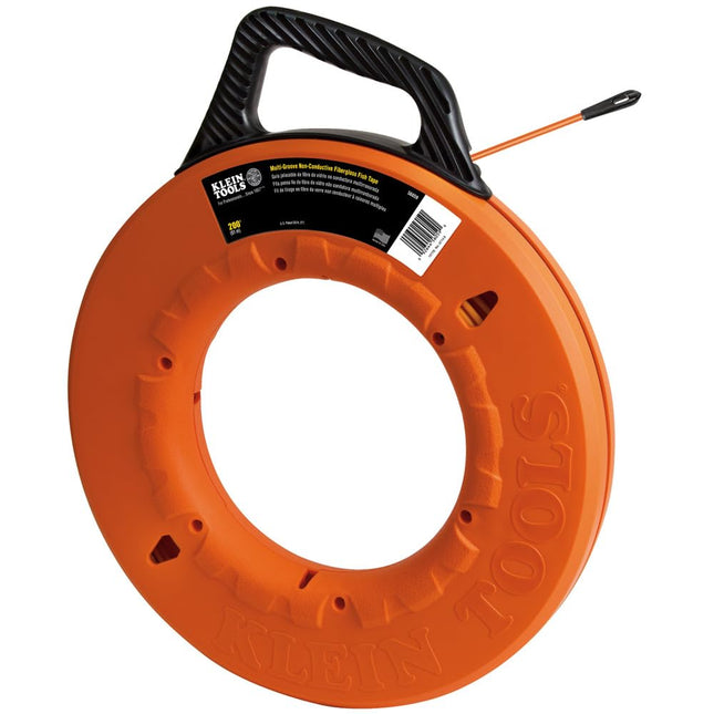 Klein Tools Fish Tape 200-Foot is Grooved Non-Cond