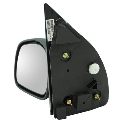 TRQ Left Mirror Manual Drivers Side Compatible with 2000-2005 Ford Excursion 1999-2007 F-250 Super Duty F-350 Super Duty FO1320209