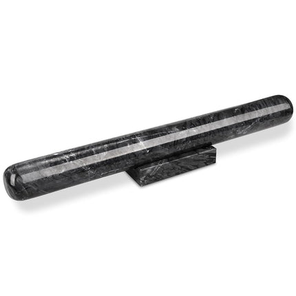 HESHIBI Marble Rolling Pin with Stand, 15.7", Blac