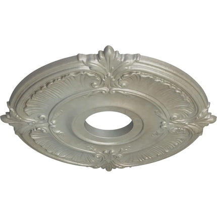 Ekena Millwork CM18ATFLS Attica Ceiling Medallion Fits Canopies up to 5", Flash Gold