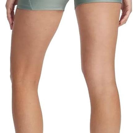 Under Armour - Womens Hg Authentics Shorty, Color Silica Green (348), Size: X-Large