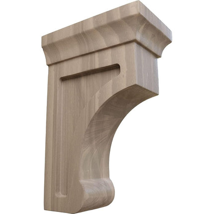 Ekena BKTW02X04X06GOWA 2 1/2-Inch Width x 4-Inch Depth x 6-Inch Height Small Gomez Wood Bracket - Walnut