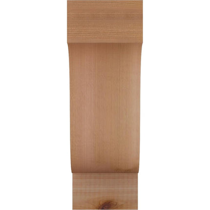 Ekena Millwork COR04X08X12NEW00RWR 4"W x 8"D x 12"H Newport Rough Sawn Corbel, Western Red Cedar