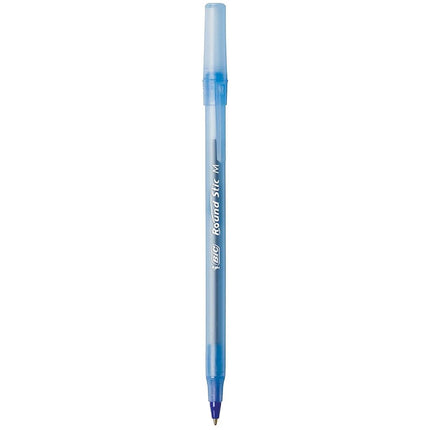 BiC PENS large bulk pack of 240 ink pens, Bic Round Stic Xtra Life Ballpoint Pens Medium point 1.0 mm, 120 black pens & 120 Blue pens in Box combo pack