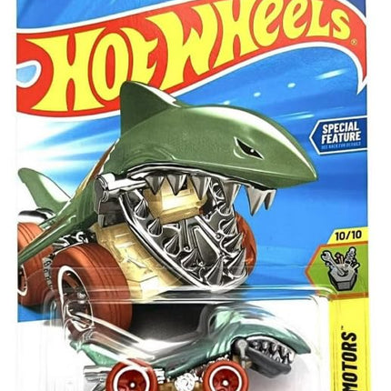 Hot Wheels Shark Bite [Green W/Red/Orange Wheels],