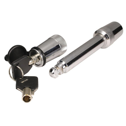 Verrou d'attelage Trimax Premium 5/8" de diamètre x 2-3/4" d'ouverture, clé T3, emballage blister, argent