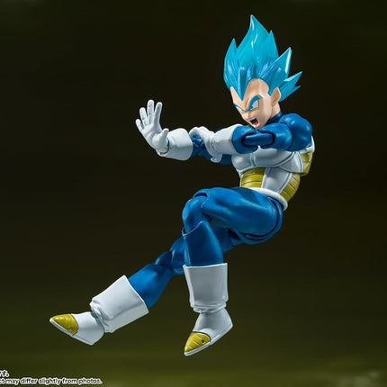 TAMASHII NATIONS - Dragon Ball Super - Super Saiyan God Super Saiyan Vegeta -Unwavering Saiyan Pride-, Bandai Spirits S.H.Figuarts Action Figure