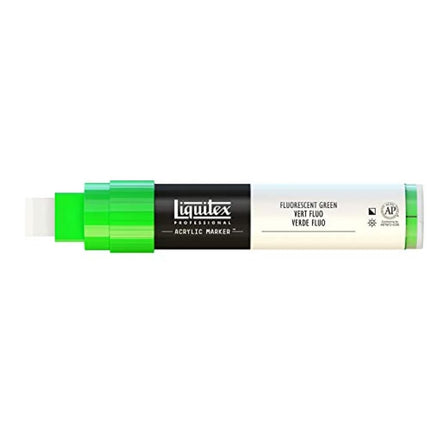 Rotulador ancho Liquitex Professional, verde fluorescente