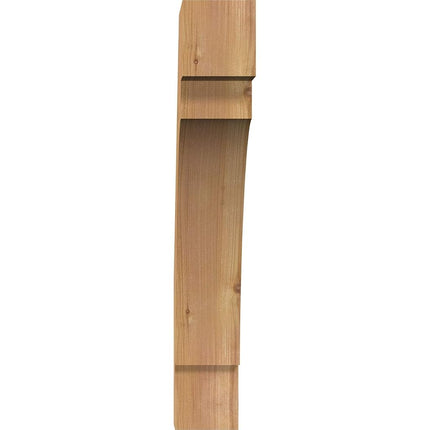 Ekena Millwork BRC04X18X22MRC00SWR Merced Smooth Brace, 3 1/2" Width x 18" Depth x 22" Height, Western Red Cedar