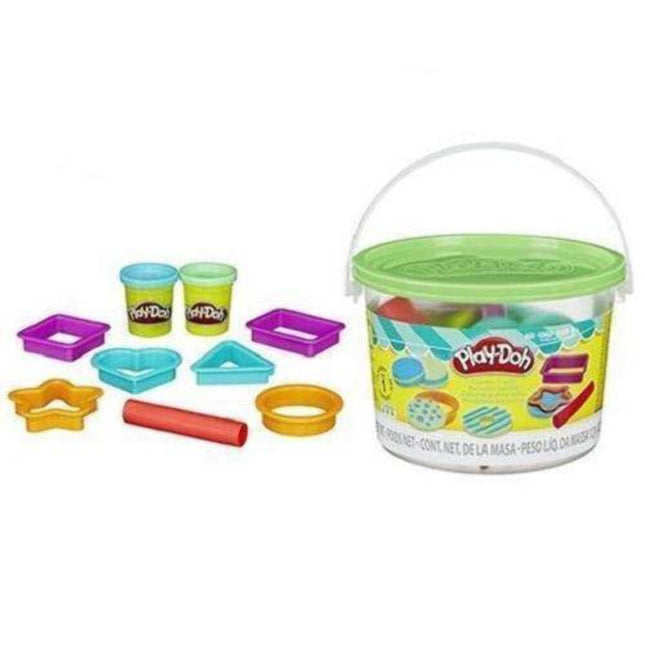 Play-Doh Mini Bucket Cookies Set - 7 Tools, 3 Cans