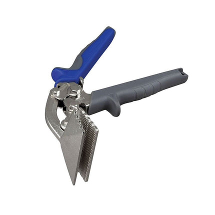 Klein Tools 86524 Engatilladora de mano, engatilladora de metal descentrada tiene mordaza de 7.6 cm, dobla acero de calibre 22 y acero inoxidable de calibre 24