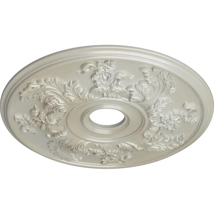 Ekena Millwork CM23ACFBS Acanthus Twist Ceiling Medallion 23-5/8" x 4-5/8" x 1-7/8" Flash Blue