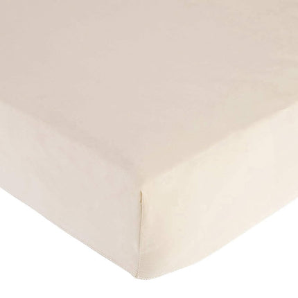 Sábana de percal 100 % algodón de 10 piezas para colchoneta de guardería, marca American Baby Company, color crudo, 24" x 48" x 4"
