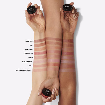(Fiji) - e.l.f. Putty Blush, Creamy & Ultra Pigmented Formula, Infused with Argan Oil & Vitamin E, Fiji, 10ml (10g)