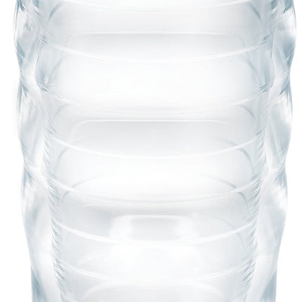 Vaso Tervis Wavy con tapa negra, 10 onzas, transparente