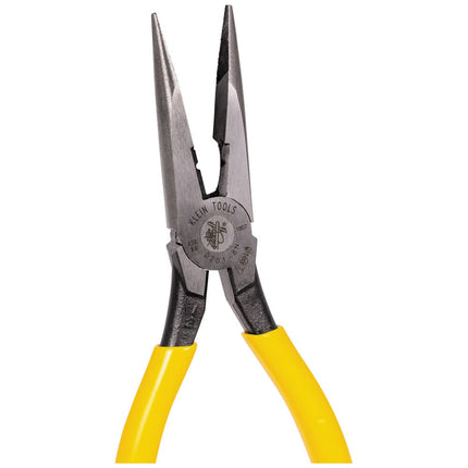 Long Nose Side Cutting and Wire Stripping Pliers, Heavy Duty, 20 cm Klein Tools D203-8N