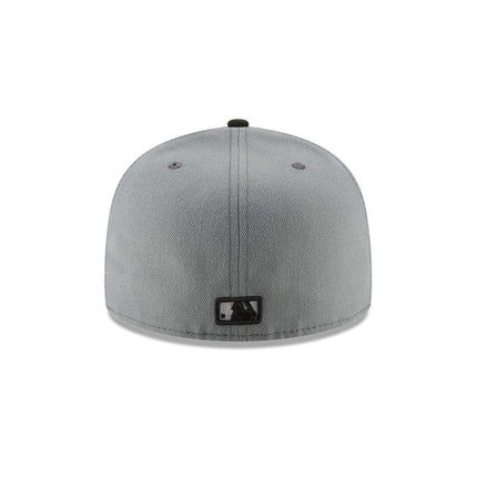 New Era 59Fifty Hat New York Yankees MLB Basic Storm Gray/Black Fitted Cap (7 1/4) (7 1/4)