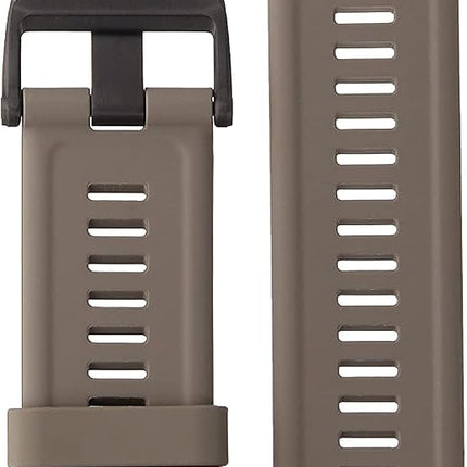 Garmin QuickFit Watch Bands (26mm), suitable for selected fēnix-, epix-, Descent-, D2-, Instinct-, Forerunner- and Tactix series smartwatches, Original accessory, Silicone, Dark Sandstone