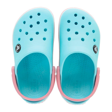 Crocs Unisex Kids Crocband K Clogs, Ice Blue White, 12 UK Child