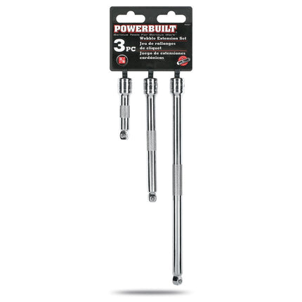 Powerbuilt 640852 3/8-Inch Drive 10-Inch Wobble Extension