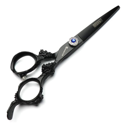 6/7 inch Hairdressing Scissors Set Barber Shop Hair Beauty Shears Styling Tools (6-inch flat)
