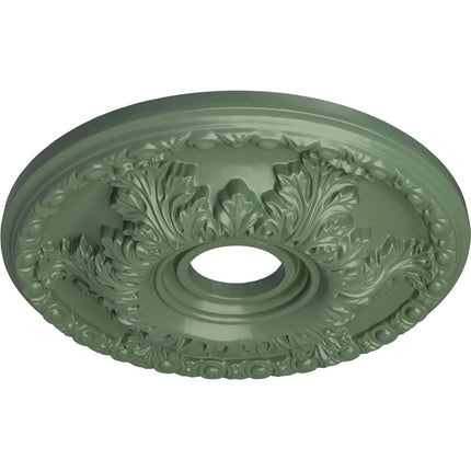 Ekena Millwork CM18GAAGF Granada Ceiling Medallion, Athenian Green