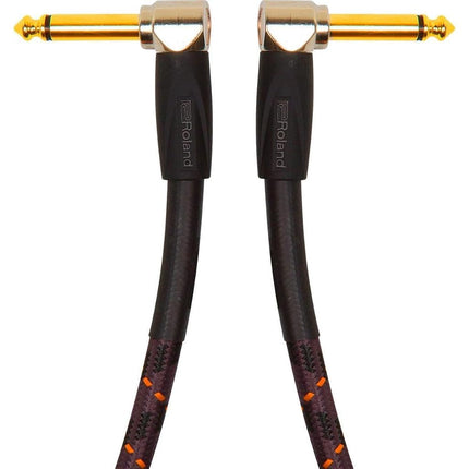ROLAND Gold Series Instrument Cable, Angled/Angled