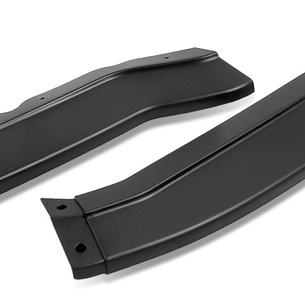 DNA Motoring 2-PU-567-CCC Low Profile Front Lip without Side Canards Compatible With 2014-2019 Corvette,Matte Black