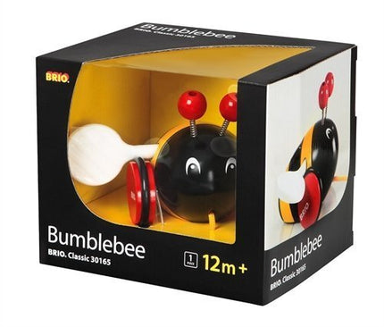 BRIO Bumblebee Pull Along Toddler Toys for Ages 12 Months Up (Kids 1 Year Old)