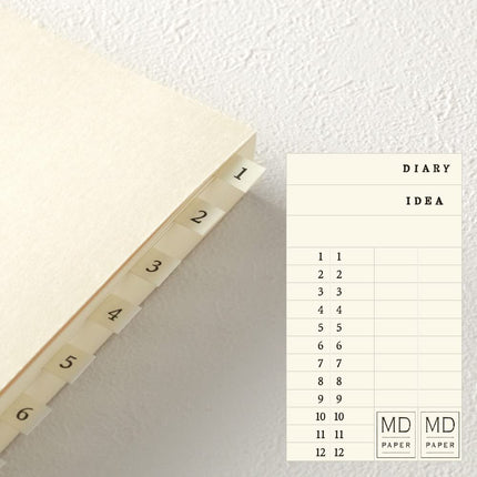 Midori 15312006 MD Notebook, Journal, A5, 1 Page Per Day, Unruled A