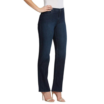 Gloria Vanderbilt Women's Amanda Classic Tapered Jean, Portland Wash, 10 Long