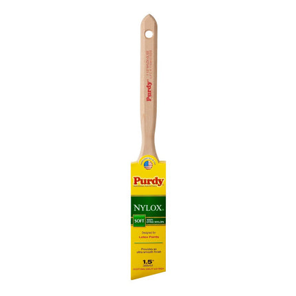 Purdy 144152215 Nylox Glide Brush, Brown, 1-1/2"